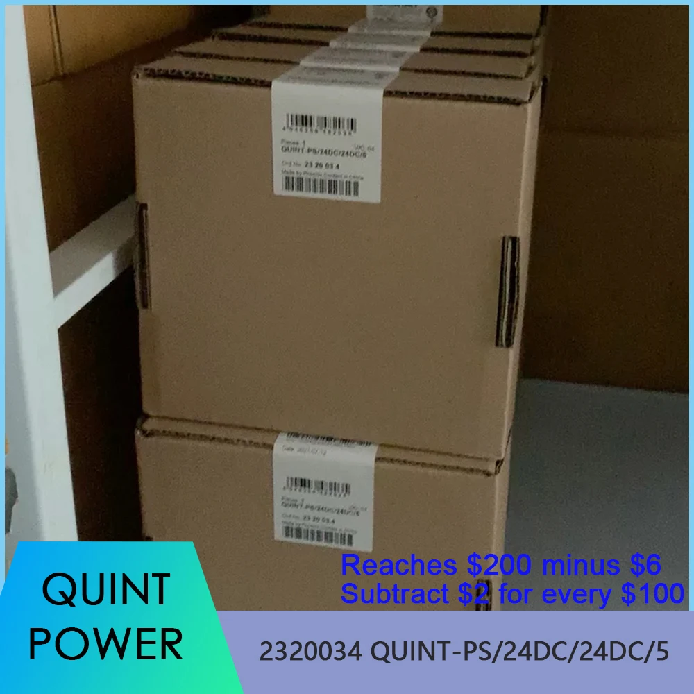 High Quality 2320034 QUINT-PS/24DC/24DC/5 QUINT POWER For Phoenix DC/DC Converter 24VDC/5A Fast Ship 3 High Quality 2320034 QUINT-PS/24DC/24DC/5 QUINT POWER For Phoenix DC/DC Converter 24VDC/5A Fast Ship