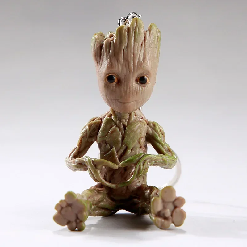 thumbnail image 1 of Llavero con colgante de Guardianes de la Galaxia, Árbol, Hombre, Bebé Groot, Anime, Juguetes, Accesorios de Disney, Vengadores, Llavero, Colgante, Bolsa, Regalo, 1 of 5