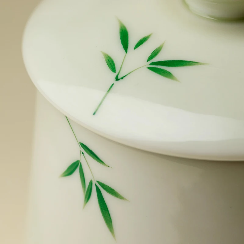 Chinese Style Ceramic Mugs, Home Personal Office Creative Teacup With Cover, Filtered Tea Water Separation, Tea Cups, 300ml, 1Pc