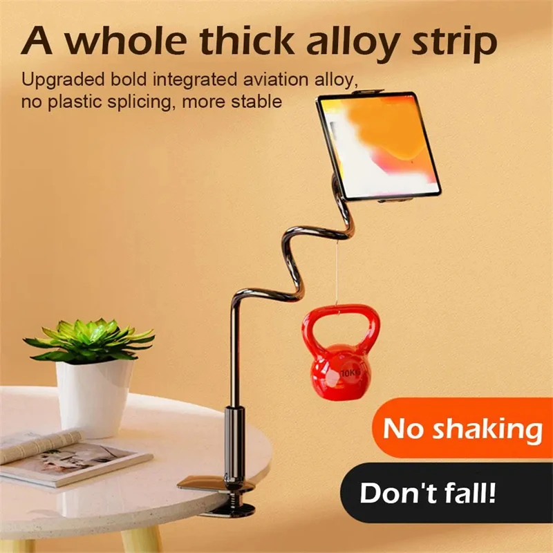 Gooseneck Tablet Stand for Bed Rotatable Phone Holder 4-12.9'' Lazy Flexible Long Arm Universal Bracket iPad Samsung tablet stand,tablet holder,mobile phone holder,ipad laptop holder