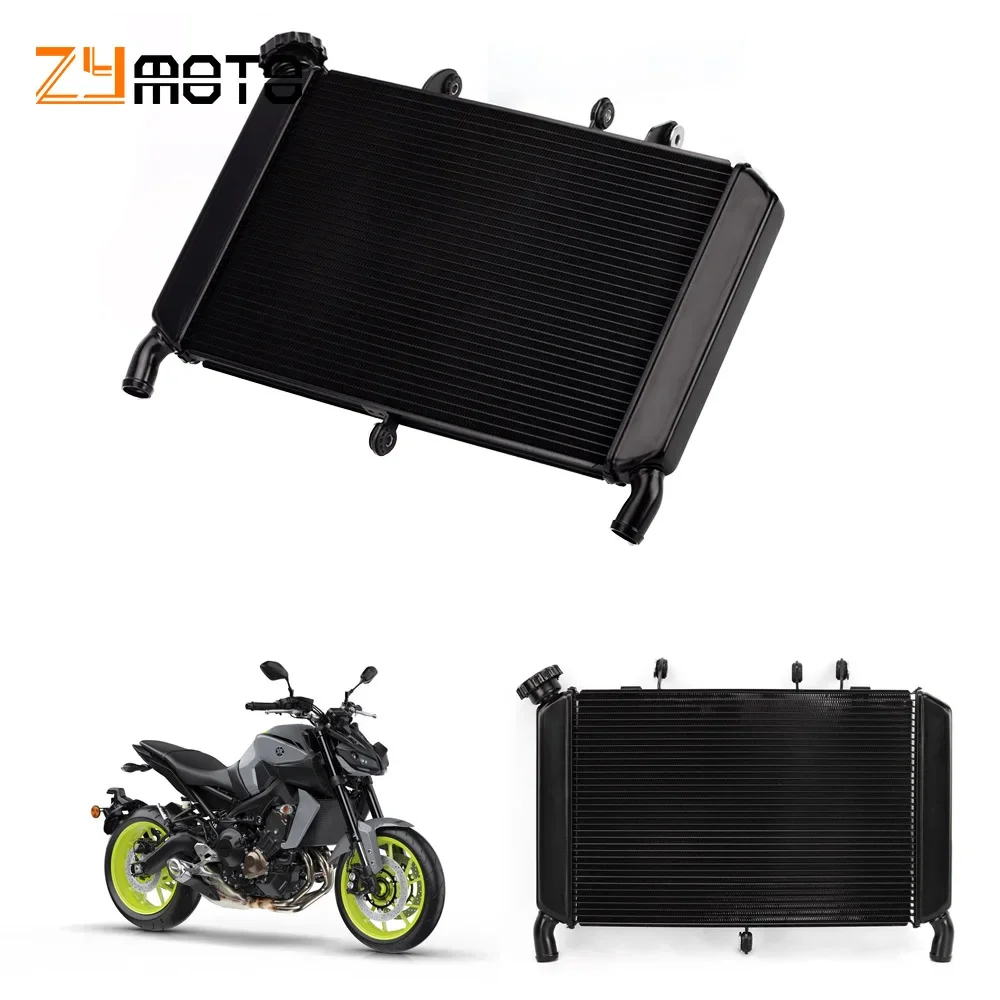 

For YAMAHA MT09 FZ09 MT FZ 09 2013 2014 2015 2016 MT-09 FZ-09 Black Motorcycle Radiator Cooler Cooling Water Tank accessories