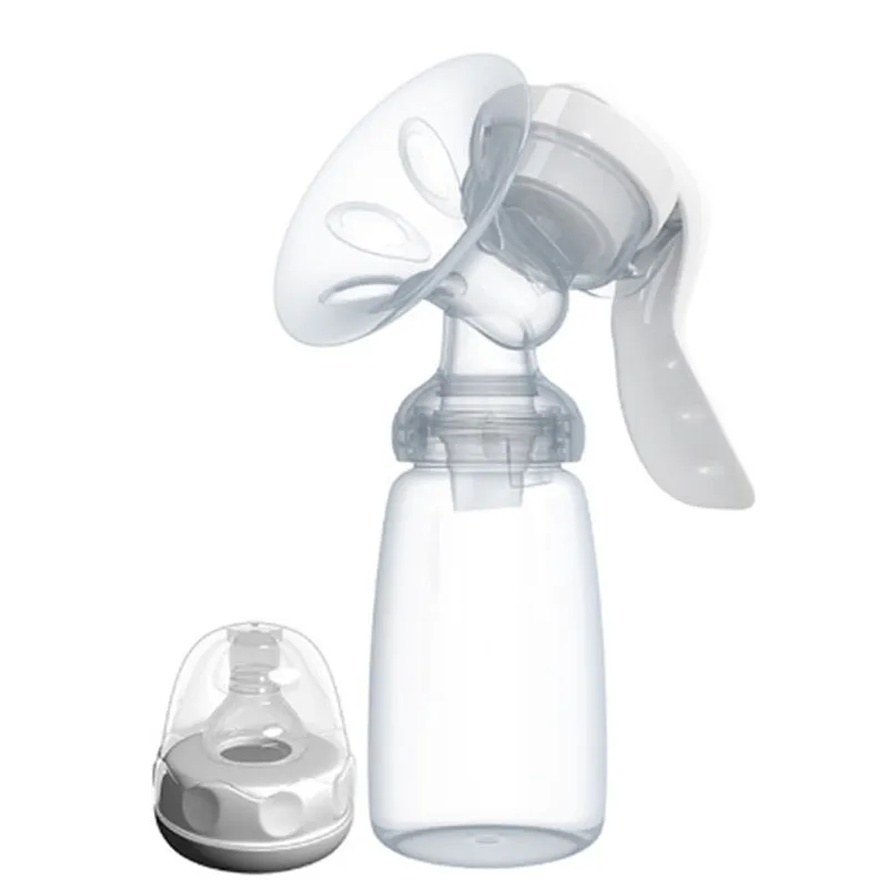 Hand Type Breast Pump Baby Milk Bottle Nipple With Sucking Function Baby Product Feeding Manual Breast Pump Mother Use 3
