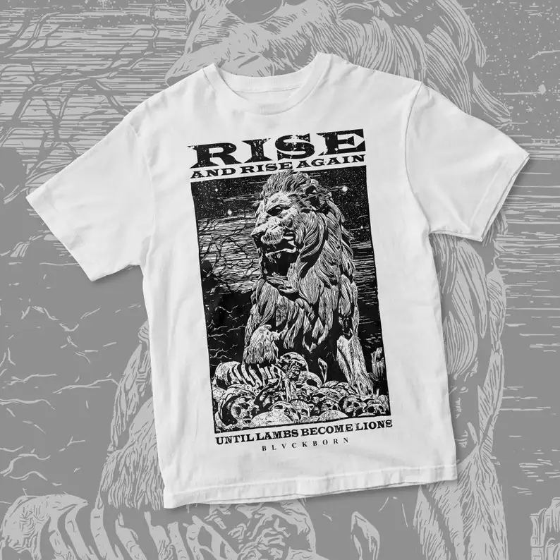 

Футболка унисекс с надписью Rise And Rise (II)