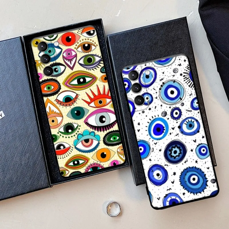 Eyes Evil Eyes Devil Eye Custodia Per Telefono Per Samsung Galaxy S22 23 21 S20 Fe Ultra S10 S9 S8 Plus S10E Note 20Ultra 10Plus Cover