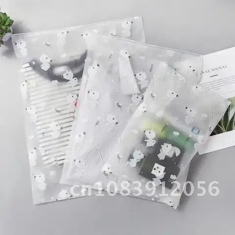 

Animal cartoon Transparent Cosmetic Bag Travel Makeup Case Women Zipper Make Up Organizer Storage Pouch Toiletry Wash Bath Kit
