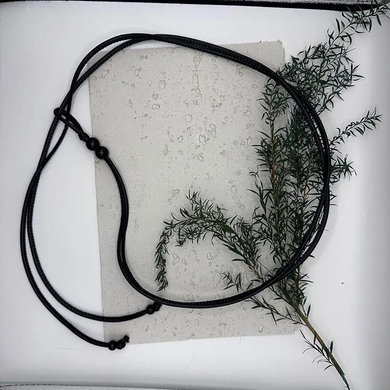 Round Leather Rope Dresses Coat Decoration String Waist Belt Women Fashion Long Waist Chain Vintage Adjustable Waistband