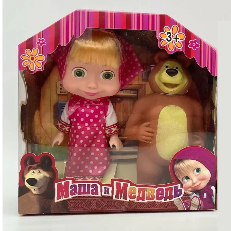 

Mashas and The Bear Doll Toy Classic Set Anime Doll