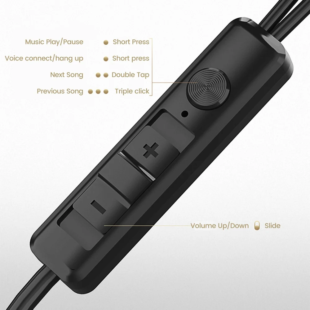 2.5m Long USB-A Wired Earphones For Desktop Computer In-ear Cable Headphones With Mic Handsfree USB Headset For Notebook Laptop
