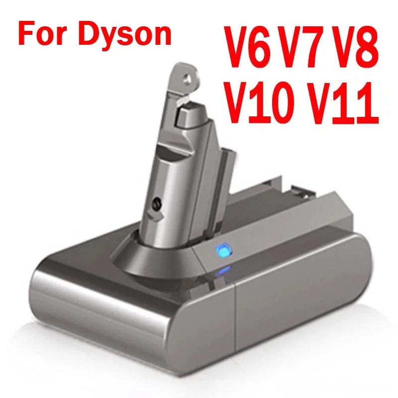 Vacuum Cleaner Battery For Dyson V6 V7 V8 V10 11 Series Sv07 Sv09 Sv10 Sv12 Dc62 Absolute Fluffy