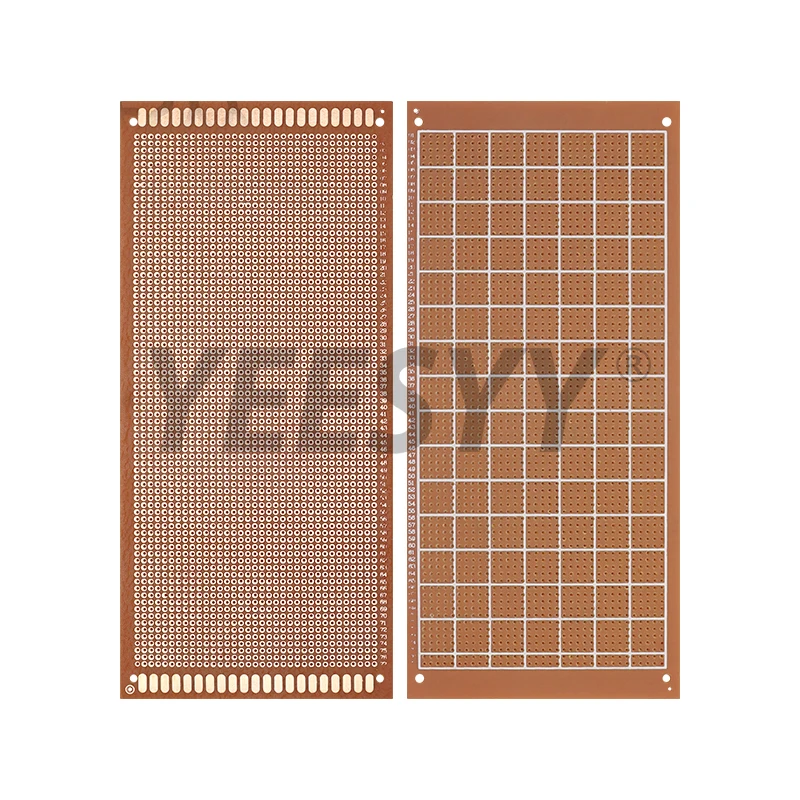 5Pcs 9x15cm 범용 PCB 보드 Arduino용 노란색 단면 PCB 인쇄 회로 기판