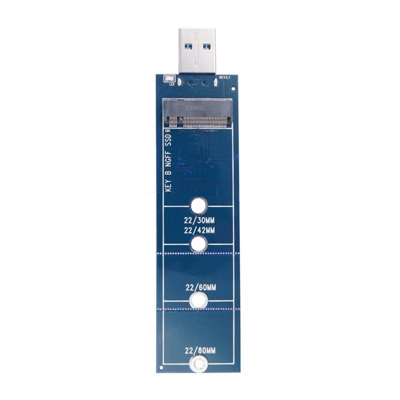 

1 Pcs SSD M2 To USB Adapter Card B Key M.2 SATA Protocol SSD Adapter NGFF To USB 3.0 SSD Card Adapter Card