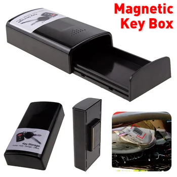 Magnetic Key Box Portable Car Key Secret Box Safekey Anti-loss Car Key Safe Box for Car Truck Home Office Travel Outdoor Key Box 1