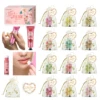 24 Hand gift Hand cream and lip balm set Friends Party Gift with love net bag and thank you card Holiday gift 4