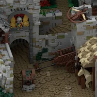 Moc Building Bricks Street View Challenge Medieval Castle Technology Modular Blocks Holiday Gifts Toys For Children DIY Sets 5