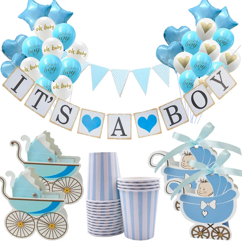 

Baby Shower Girl Boy Balloons Banner It's A Girl It's A Boy Decor Mommy To Be Birthday Party Decorations Kids Gifts DIY Supplies