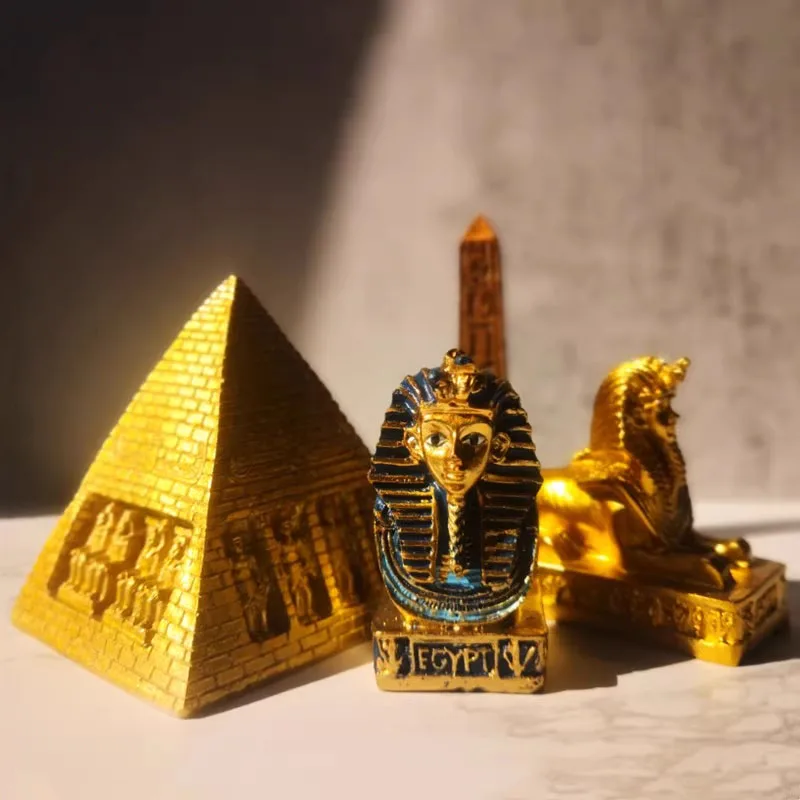 

Pyramides Sphinxes Pharaohes Mummyes Q Version Model Toy Peripheral Products Collectible Desktop Decorations