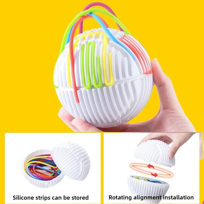 Sensory Activity Ball for Kid Busy Ball Motor Skills Montessori Toys Relaxing Stress Colored Silicone Rod Travel Toys Gifts Boys