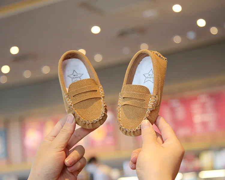 best leather shoes Children Shoes Boys Moccasins Kids Loafer Sneakers 2022 Spring Summer Moccasin Girls Casual Shoes Toddler Baby PU Leather F02243 leather girl in boots