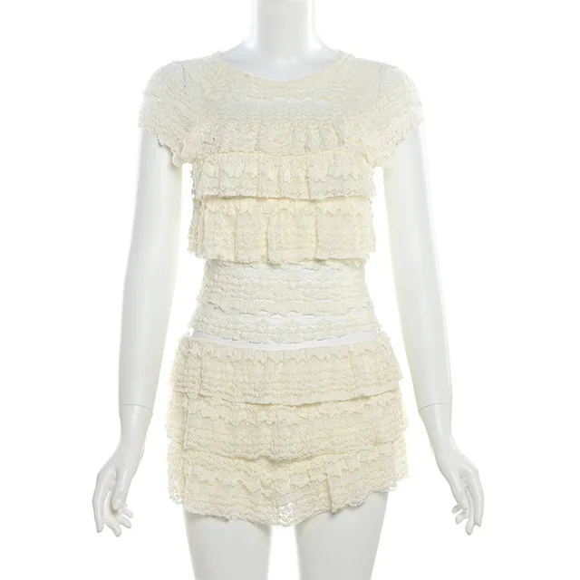 Crop Top And Mini Skirt Set 4