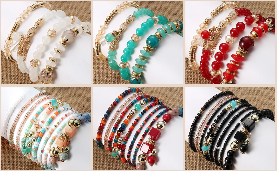 Milacolato bohemian bracelets