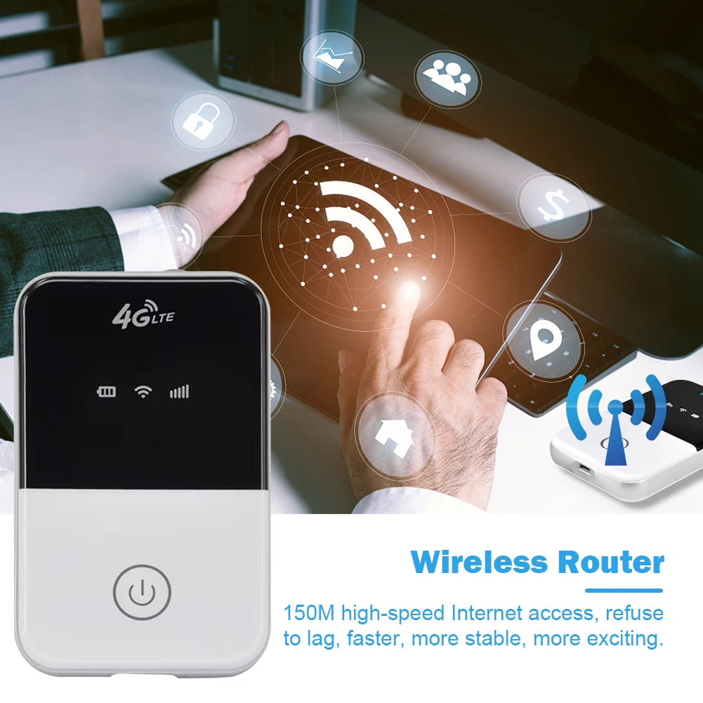Hotspot Modem Router 4G-Lte-Wifi-Router-150Mbps-Wireless-Modem-Router-Mobile-WiFi-Pocket ...