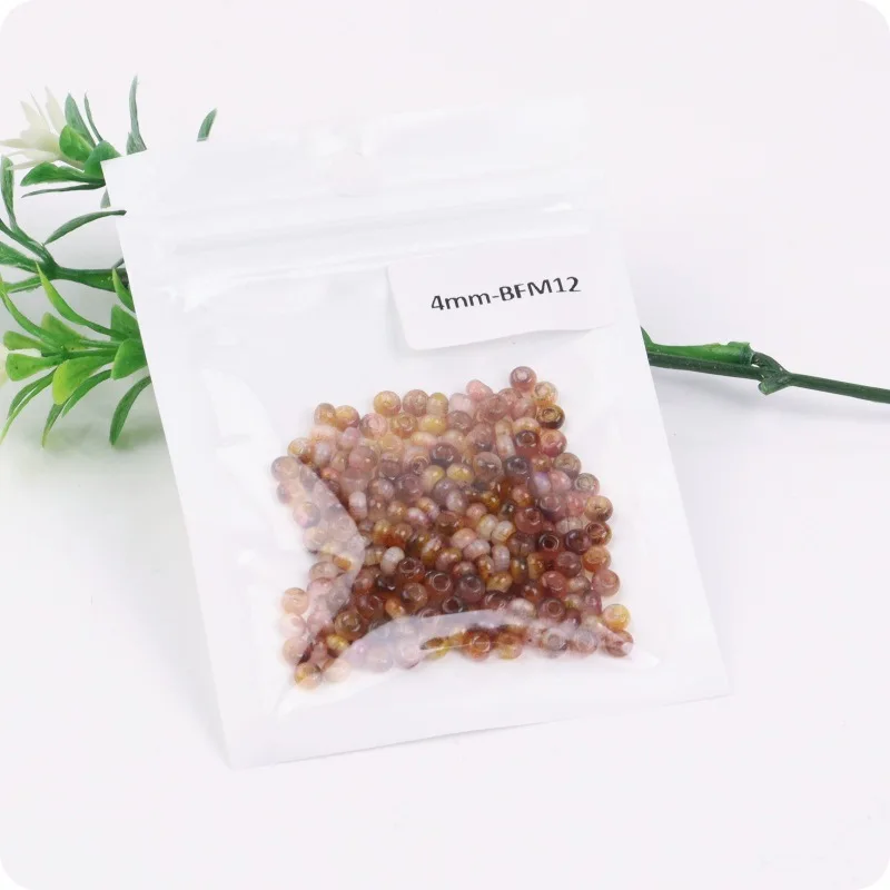 4mm 더블 컬러 캣아이 계산용 비즈 피카소 글라스 라이스 비즈 수제 DIY 팔찌 비즈 인터벌 비즈 도넛 비즈