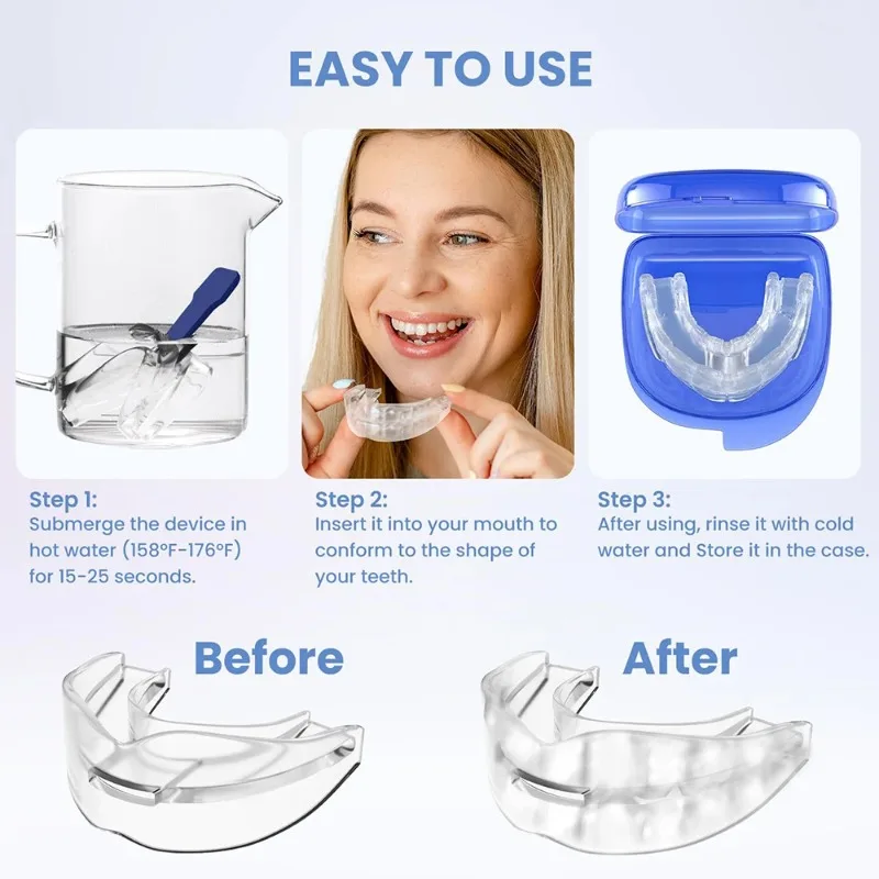 Teeth Bruxism Sleeping Apnea Guard Anti Snoring Bruxism Mouth Guard Snoring Device Bruxismo Mouth to Stop
