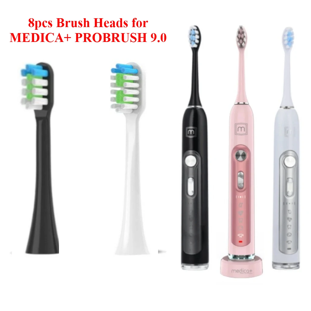 MEDICA+ PROBRUSH 9.0 전동 칫솔 액세서리 노즐 브리슬용 교체용..