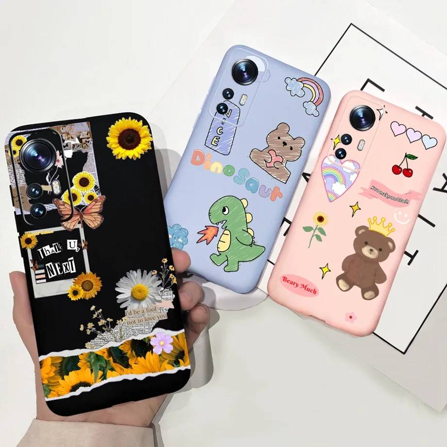 Per Xiaomi Mi 12 Lite Custodia Xiaomi 12 Lite Ne Mi 12 Pro Cover Candy Soft Silicone Tpu Bumper Per Xiaomi Mi 12 12X Mi12 Lite Ne