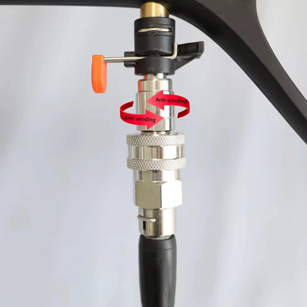 Anti-tangle adapter 3/8 quick connect high pressure water gun for Patriot/Daewoo accessories high pressure cleaner 4