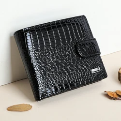 WESTAL Women's Fashionable Large Capacity Leather Wallet (1112 - black)