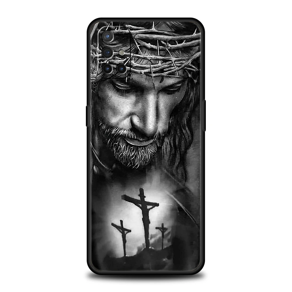 Glaube christliche religiöse Jesus klare Telefon hülle für oneplus 11 nord n100 n10 10 7 8 9 9r 7t 8t n200 ce 2 9rt z pro Cover Shell – Detail 3