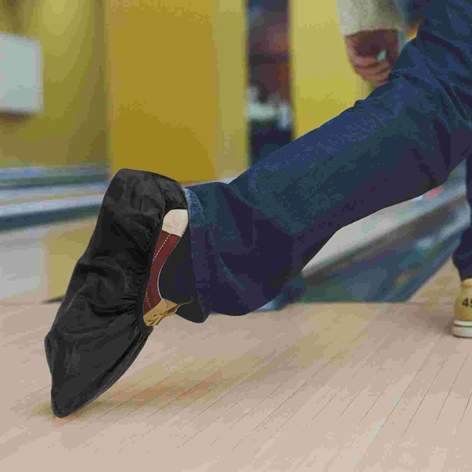 2 Pcs Anti Slip Shoe Cover Waterproof Bowling Shoe Covers Shoes Coverings Sneaker Protectors Sports Entertainment Accessories