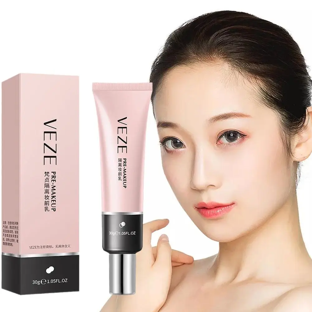 

30g Foundation Breathable Lightweight Natural Cosmetic Face Whitening Pre-Makeup Concealer Pore Primer Eraser T1R2