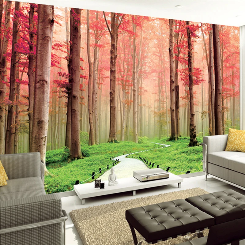 3D-Stereo-Mural-Wallpaper-Forest-Nature-Landscape-Fresco-Living-Room-Bedroom-Mural-Interior-Decor-Wall-Painting