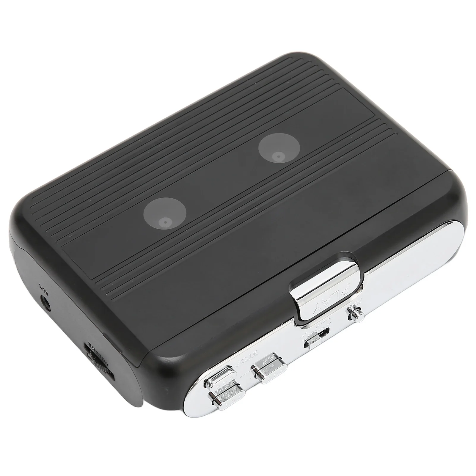 Bluetooth Cassette Player with 3.5mm Interface FM Radio Auto Reverse Function Stereo Cassette Player with Earphone