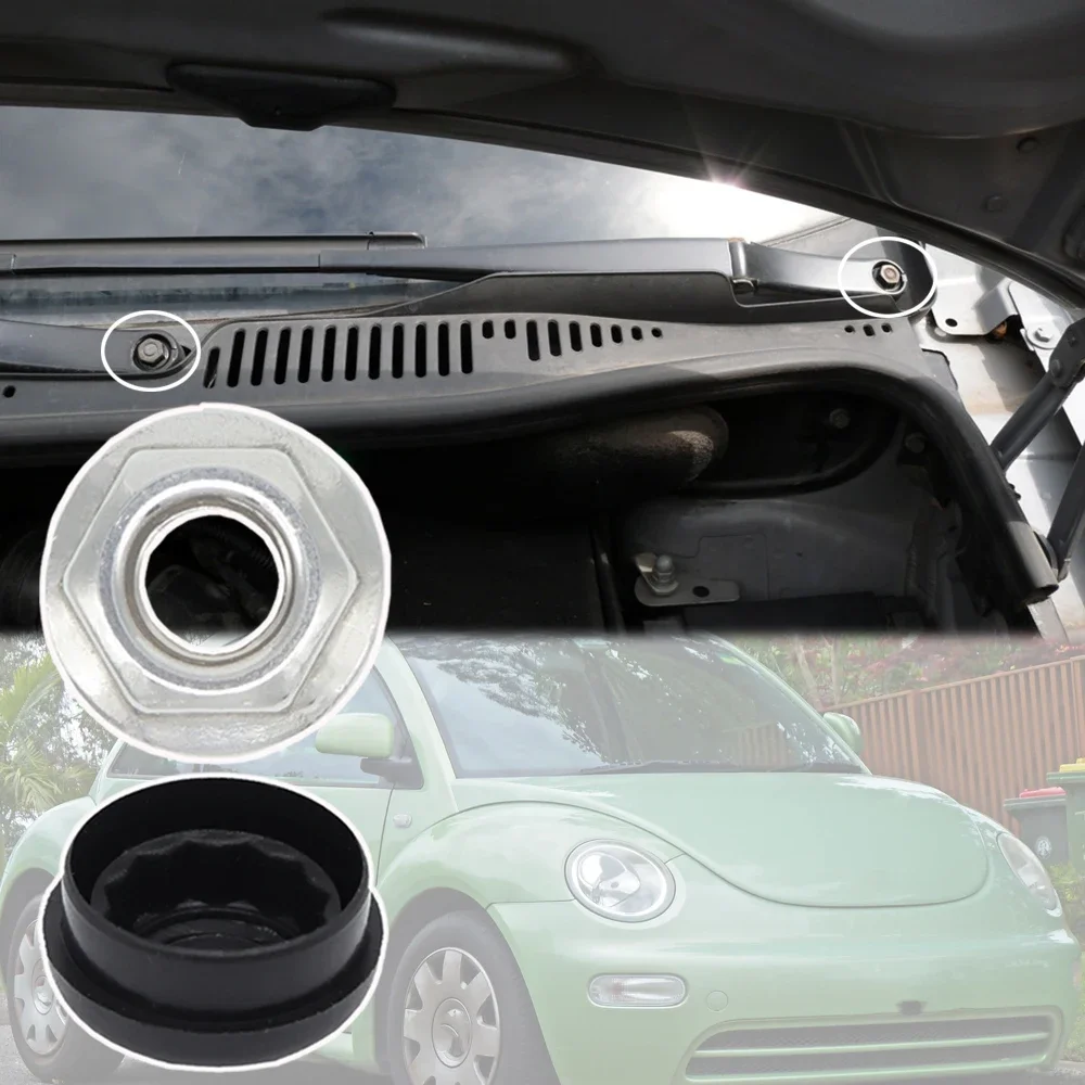 

For VW New Beetle 1999 2000 2001 2002 2003 2004 2005 2006 2007 2008 2009 2010 2011 Car Front Wiper Arm Nut Cap Screw Bolt Cover