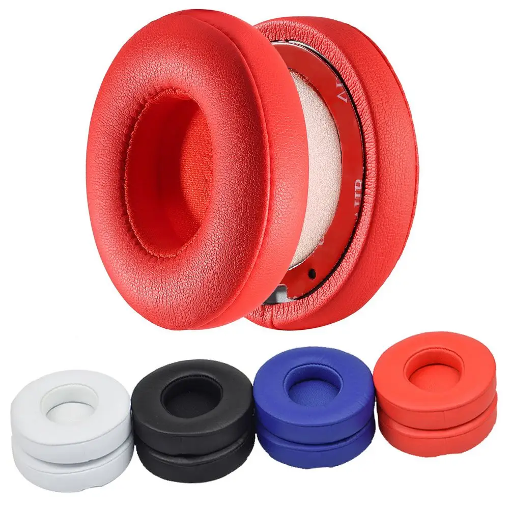 

Replacement Ear pads Cushion Earbuds For Beats Solo 2 3 Wireless Headset Ultra-Soft Cover Earphone Accessories High Quality