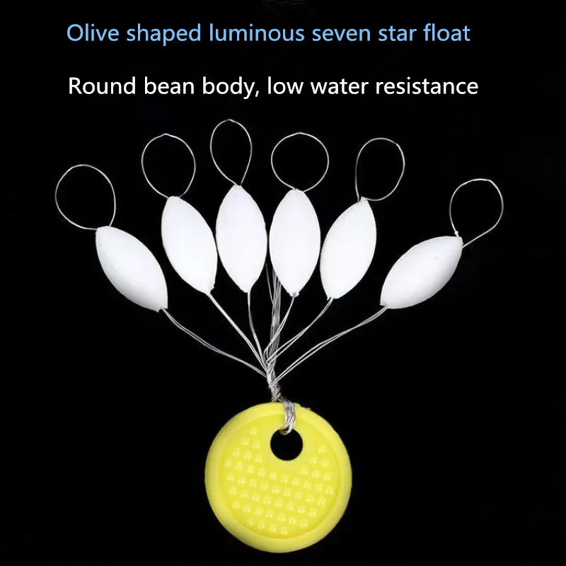 6 boules lumineuses flottantes ovales pour la pêche de la carpe la nuit accessoires pêche nocturne appâts flottants