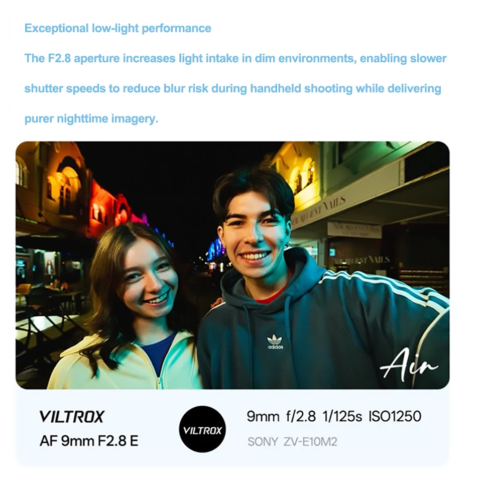 Viltrox 9mm F2.8 에어 오토 포커스 APS-C 렌즈 E / NZ / XF 마운트 미러리스 카메라용