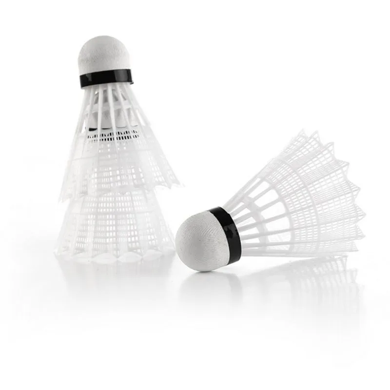 Badminton Nylon Ball Cork Ball Head Exercise Gym Sport Badminton for Practice Competition 6 Pieces in 1 Set
