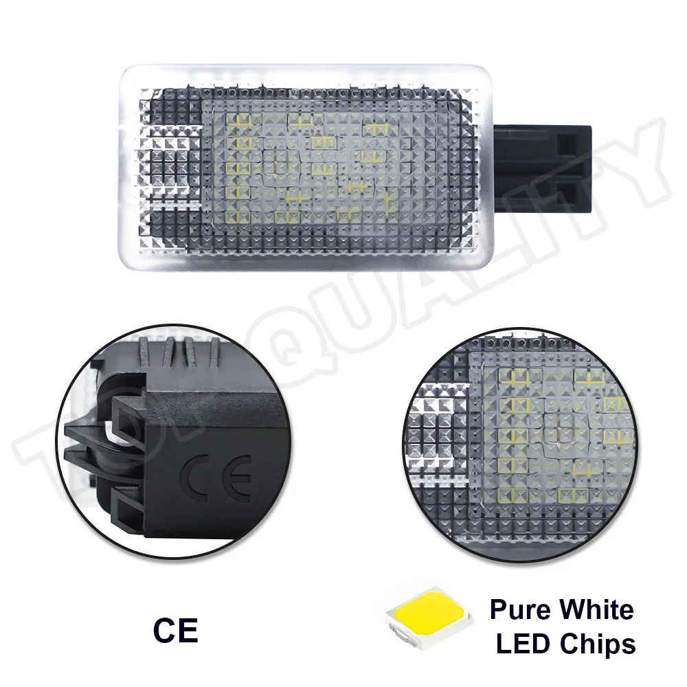 2Pcs LED Courtesy Footwell Door  V40 V40CC V50 V60 S40 S60 S80 XC40 XC60 XC70 XC90 Led Ʈũ  