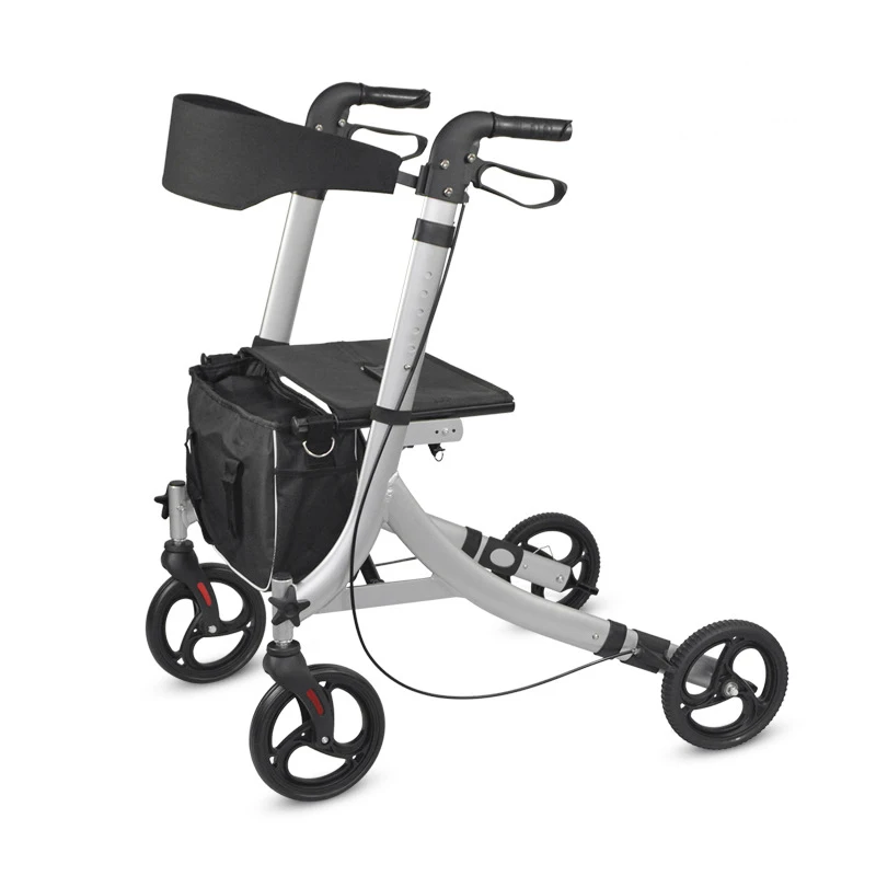 modern high quality multi function shopping cart durable forearm upright disability lightweight walker rollator foldable