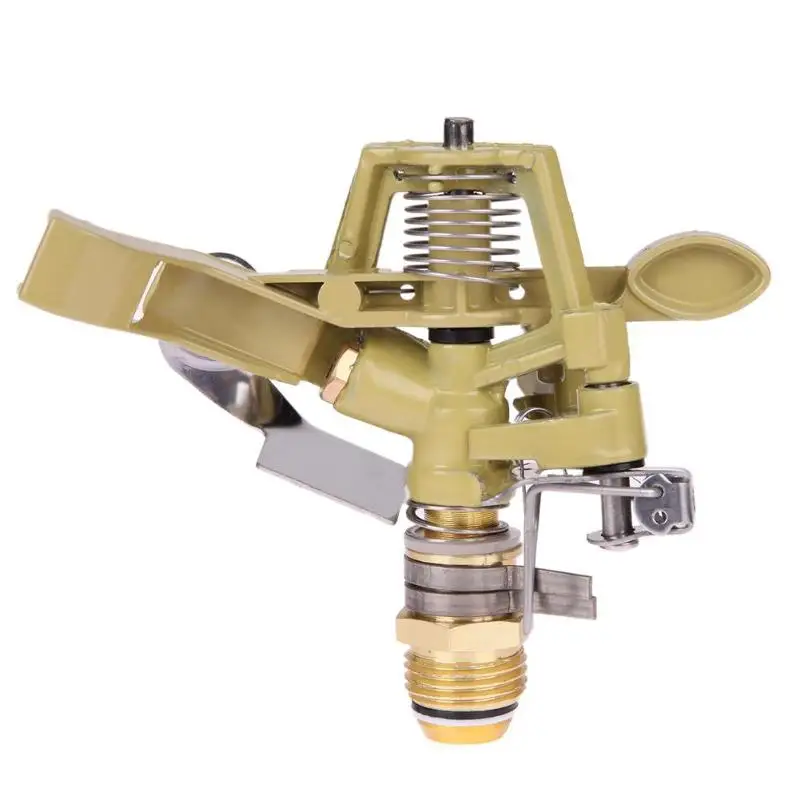 1/2 Inch Copper Rotate Water Sprinkler Spray Nozzle Connector Rocker Arm Garden Irrigation Watering System Garden Tools garden sprinkler irrigation sprinklers garden irrigation nozzle drip irrigation sprinklers garden sprayer nozzles
