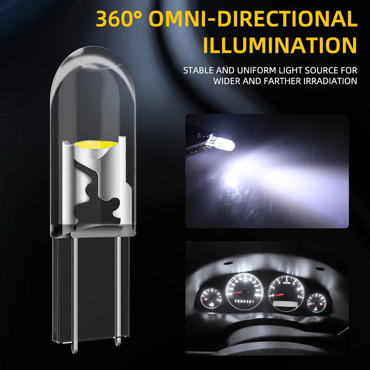  Ʈ COB Ĩ ڵ ׸      ǥñ, LED  , 12V  , T5 W3W, 20 , 50 