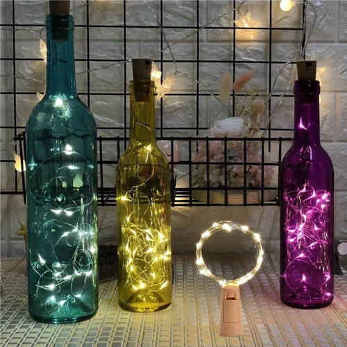 배터리 구동 코르크 병 라이트, LED 라이트 바 라이트, 생일 파티, 와인 병 마개 라이트, 3m, 2m, 1m, 1 개, 3 개, 5 개, 10 개 4