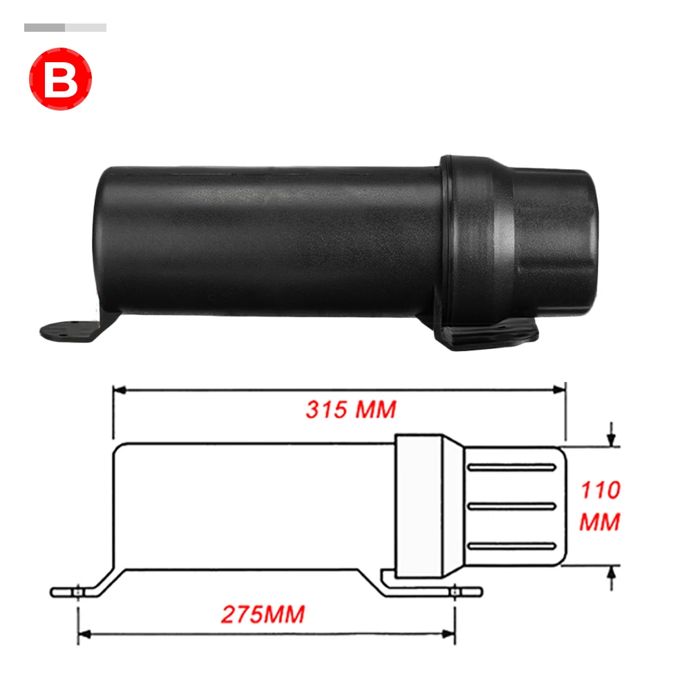 Waterproof Off-Road Motorcycle Accessory Storage Tube