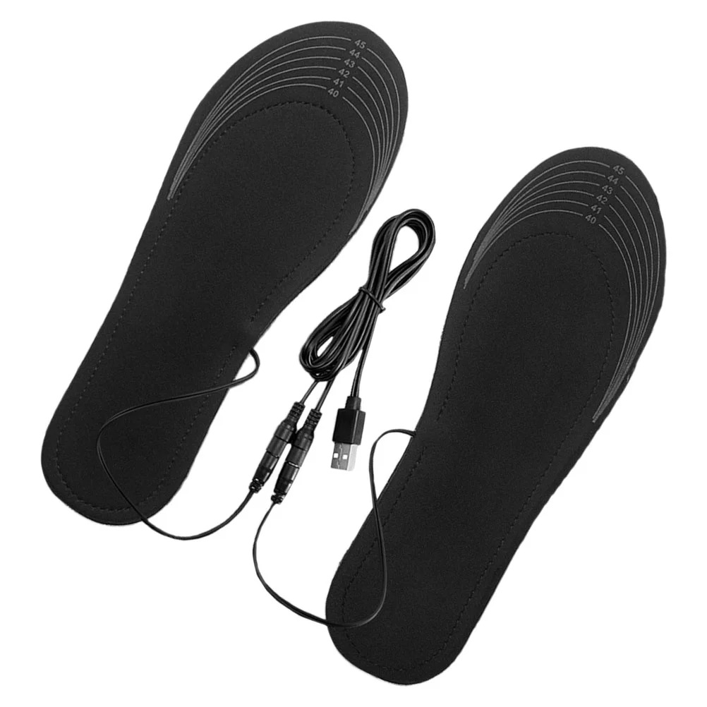 

1 Pair of Free Cutting Heating Insole Electrical Heating Insoles USB Shoes Insole for Warm