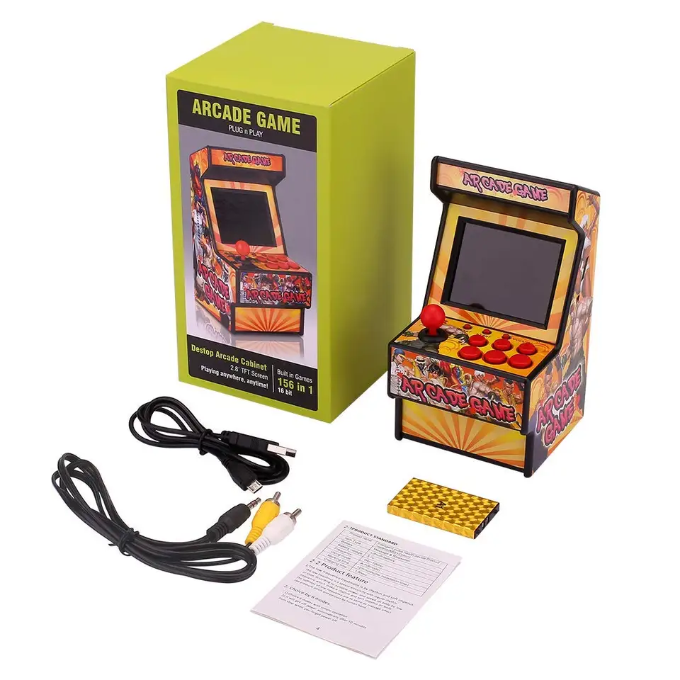 2.8-inch 16-bit Mini Handheld Video Arcade Portable Console (Built-in 150+ Classics Retro Game For SEGA)_voghion.com