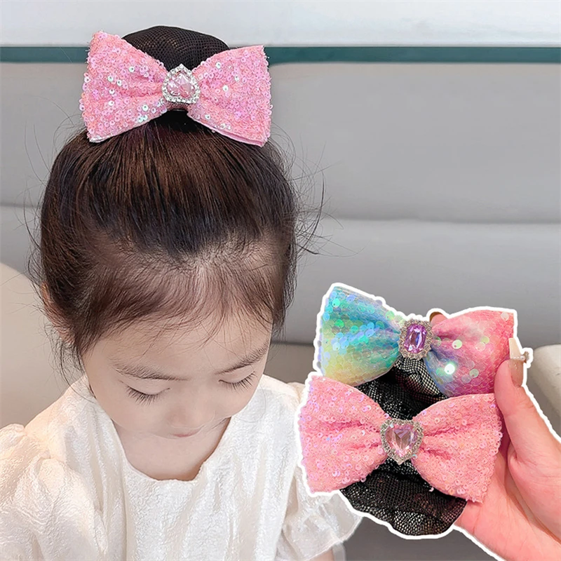 

Girls High Ponytail Sweet Bowknot Hair Tie AccessoriesHead Band High Elastic Scrunchies Ponytail Holder Women Elastic Hair Band